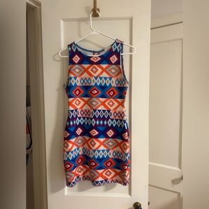 Everly Multicolor Geometric Mini Dress